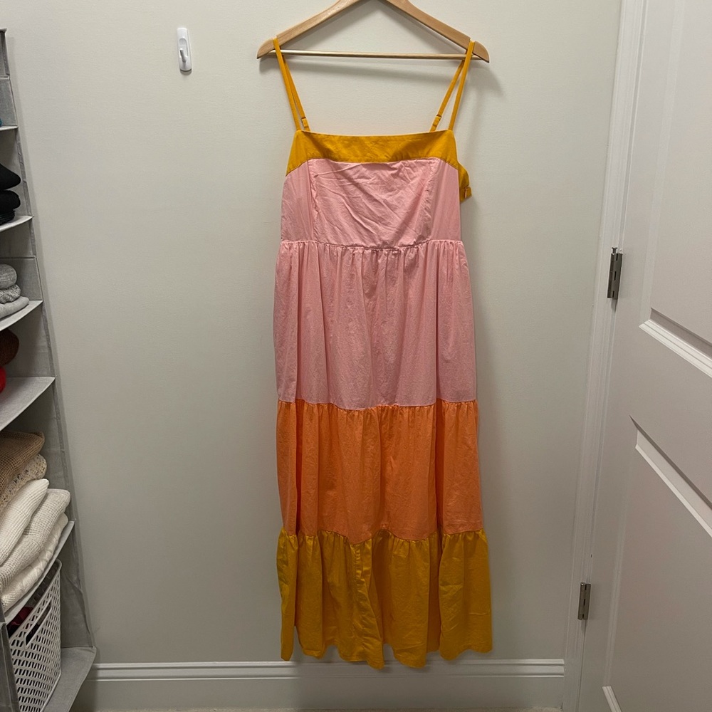 J Crew Factory color block dress